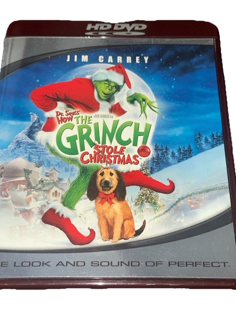 Dr. Seuss' How the Grinch Stole Christmas Combo HD + Standard DVD HDDVD Rare HTF